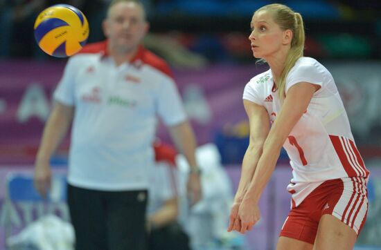 Volleyball 2016 Olympic Qualification. Women. Poland vs. Russia