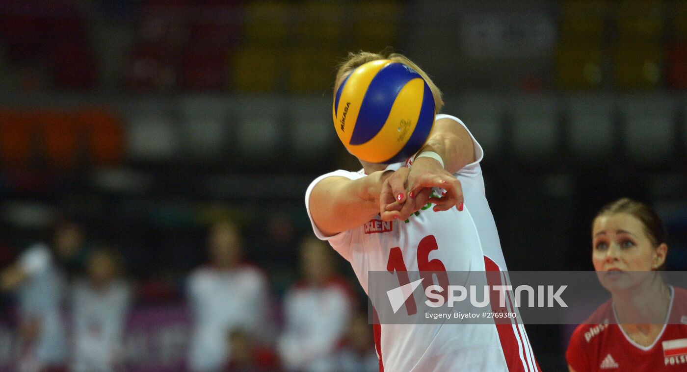 Volleyball 2016 Olympic Qualification. Women. Poland vs. Russia