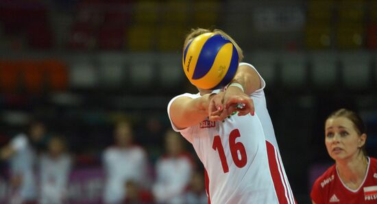 Volleyball 2016 Olympic Qualification. Women. Poland vs. Russia