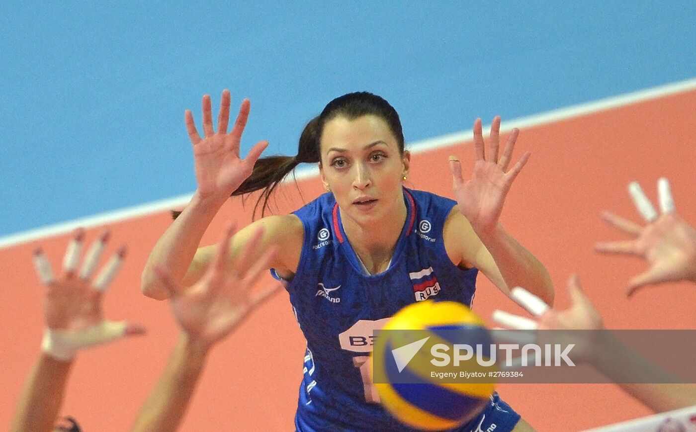 Volleyball 2016 Olympic Qualification. Women. Poland vs. Russia