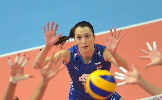 Volleyball 2016 Olympic Qualification. Women. Poland vs. Russia