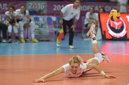 Volleyball 2016 Olympic Qualification. Women. Poland vs. Russia