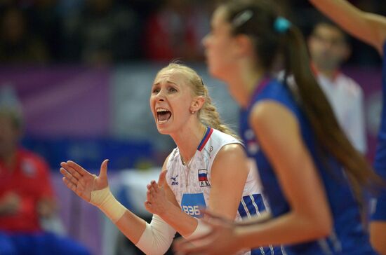Volleyball 2016 Olympic Qualification. Women. Poland vs. Russia