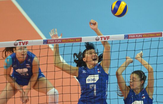 Volleyball 2016 Olympic Qualification. Women. Poland vs. Russia
