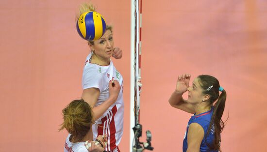 Volleyball 2016 Olympic Qualification. Women. Poland vs. Russia