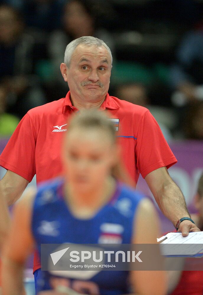 Volleyball 2016 Olympic Qualification. Women. Poland vs. Russia