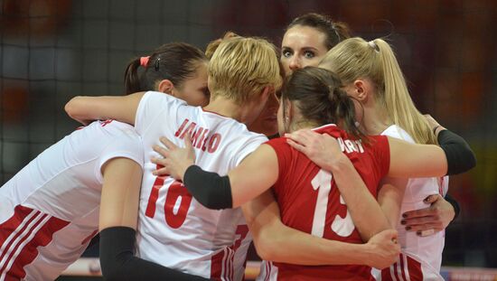 Volleyball 2016 Olympic Qualification. Women. Poland vs. Russia