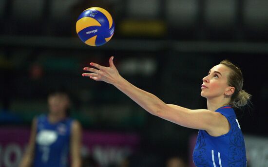 Volleyball 2016 Olympic Qualification. Women. Poland vs. Russia