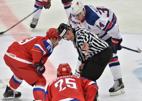 IIHF World U20 Championship. Russia vs. USA