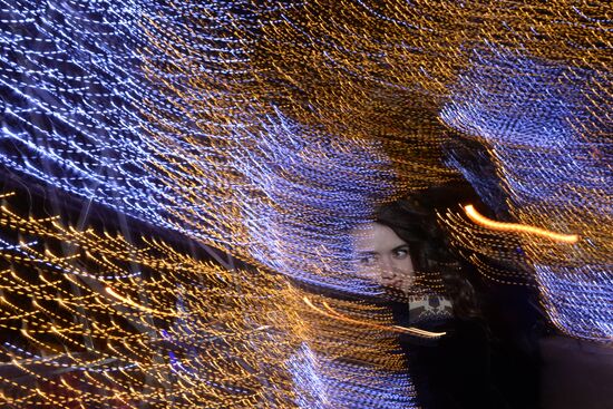 Muscovites enjoy the New Year holidays