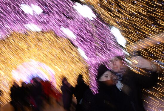 Muscovites enjoy the New Year holidays