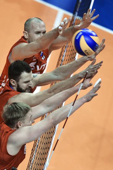 2016 Olympic Games Men's Qualification Volleyball Tournament. Finland vs. Russia