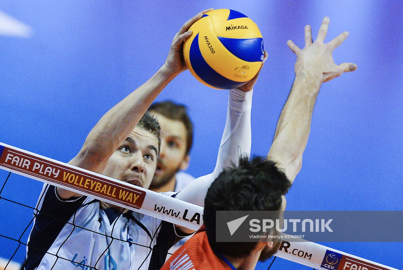 2016 Olympic Games Men's Qualification Volleyball Tournament. Finland vs. Russia