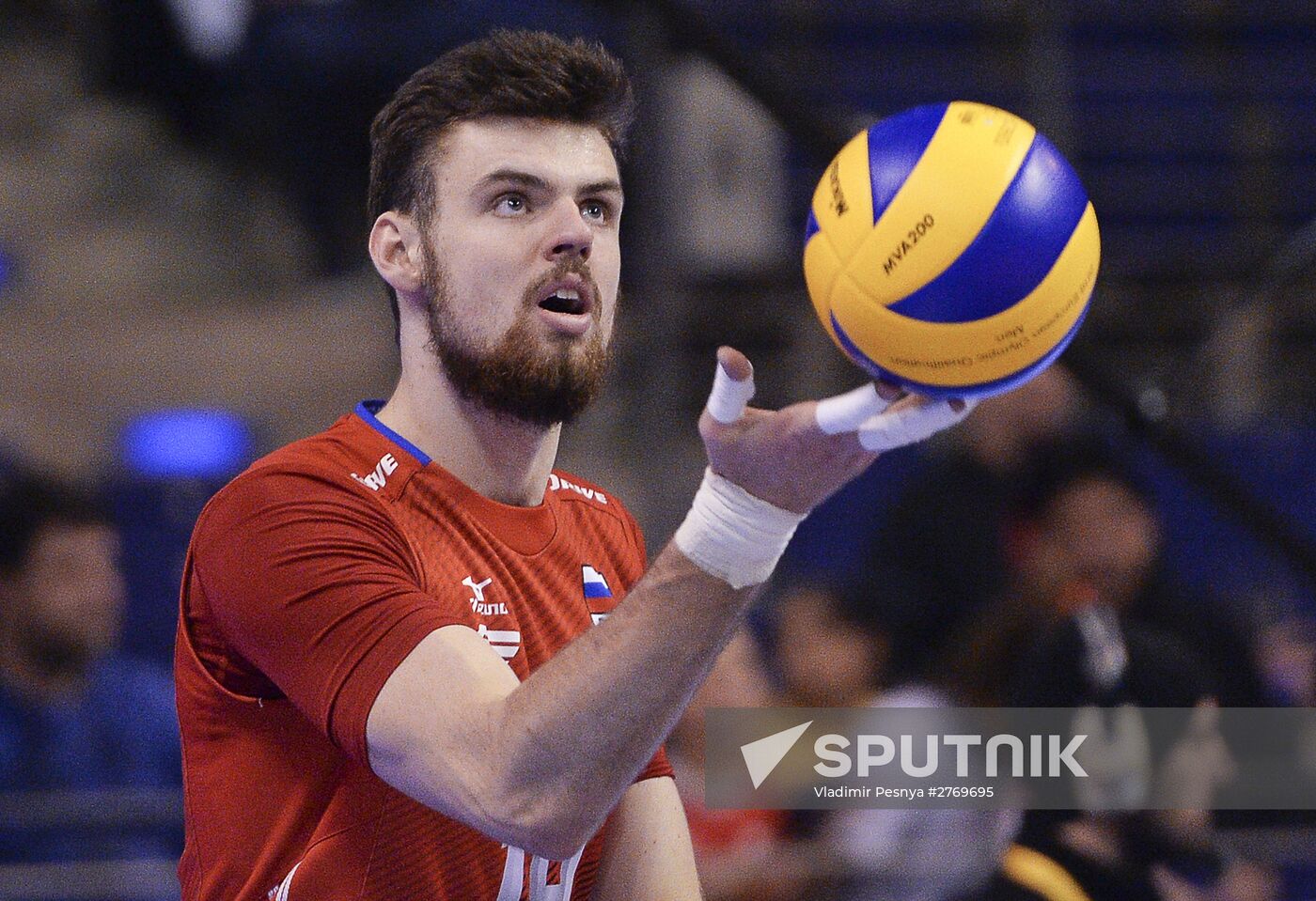 2016 Olympic Games Men's Qualification Volleyball Tournament. Finland vs. Russia