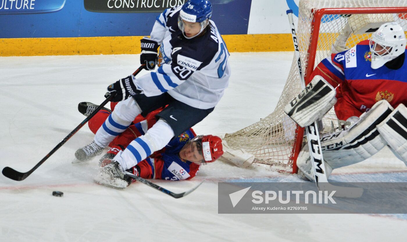 2016 World Junior Ice Hockey Championship. Russia vs. Finland