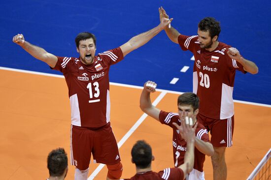 2016 Men's European Volleyball Olympic Qualification Tournament. Serbia vs. Poland