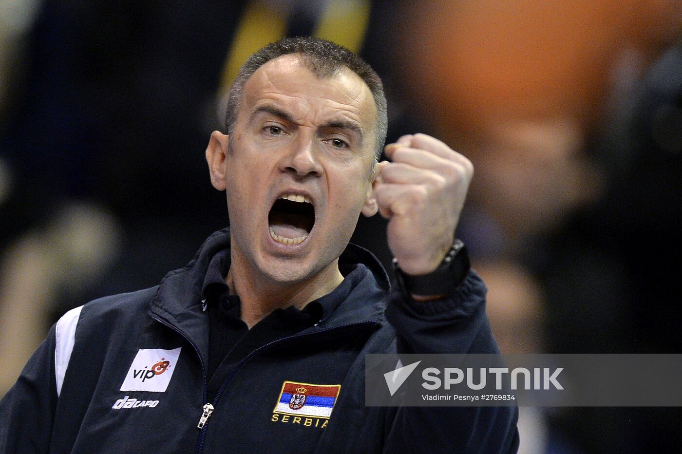 2016 Men's European Volleyball Olympic Qualification Tournament. Serbia vs. Poland