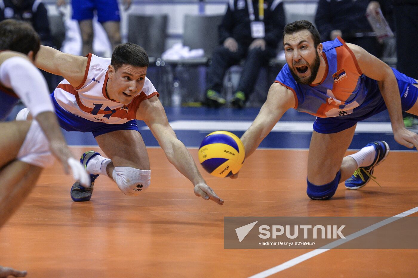 2016 Men's European Volleyball Olympic Qualification Tournament. Serbia vs. Poland