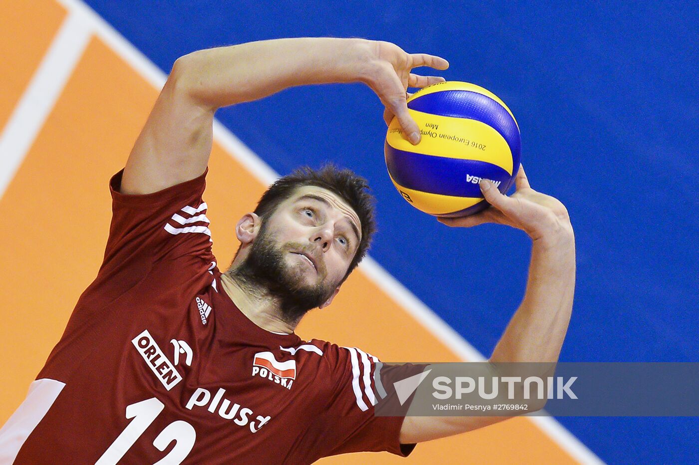 2016 Men's European Volleyball Olympic Qualification Tournament. Serbia vs. Poland