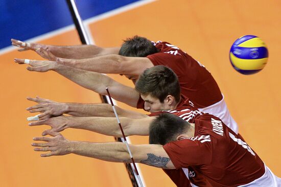 2016 Men's European Volleyball Olympic Qualification Tournament. Serbia vs. Poland