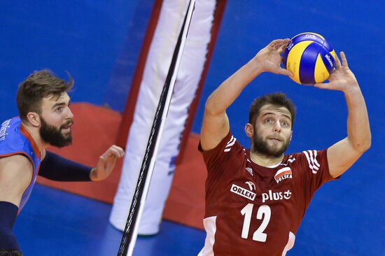 2016 Men's European Volleyball Olympic Qualification Tournament. Serbia vs. Poland