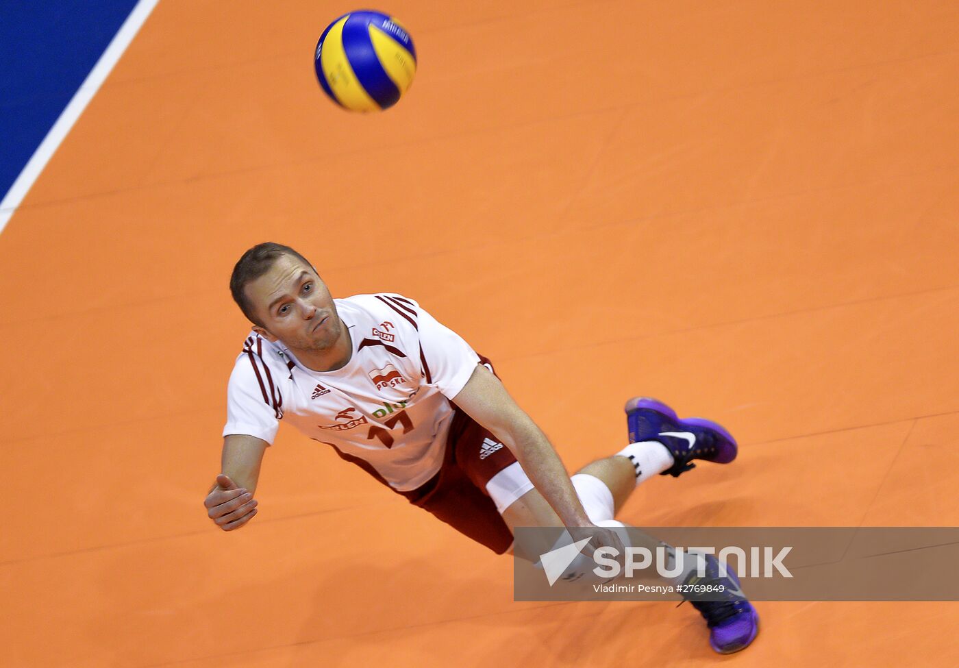 2016 Men's European Volleyball Olympic Qualification Tournament. Serbia vs. Poland