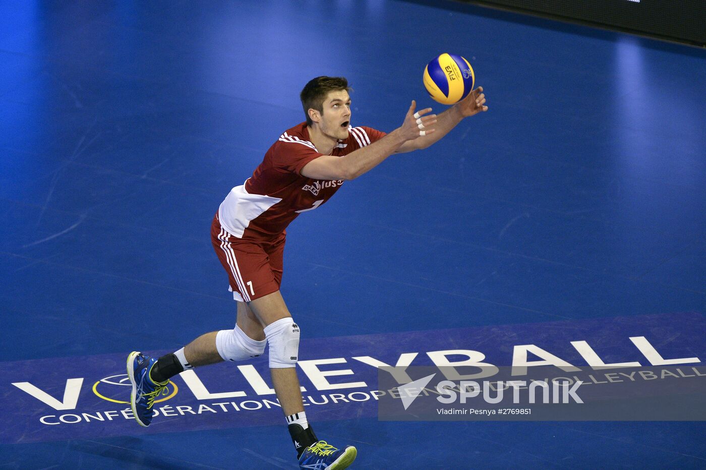 2016 Men's European Volleyball Olympic Qualification Tournament. Serbia vs. Poland
