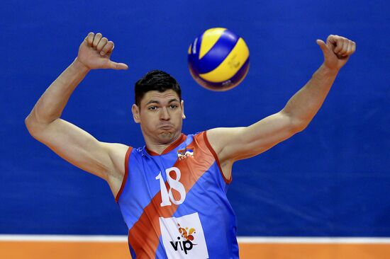 2016 Men's European Volleyball Olympic Qualification Tournament. Serbia vs. Poland