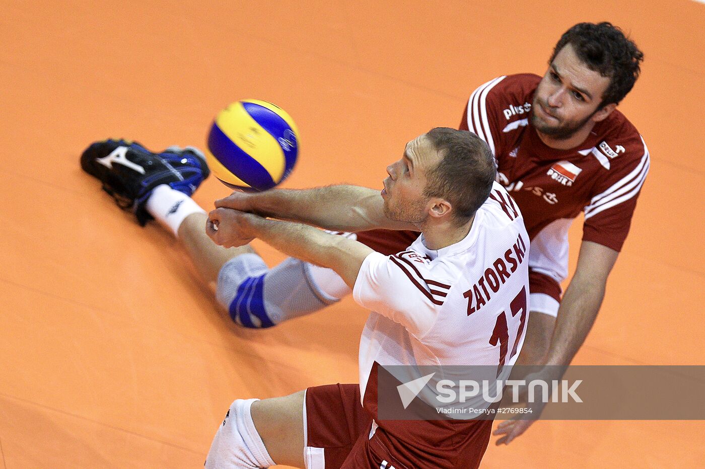 2016 Men's European Volleyball Olympic Qualification Tournament. Serbia vs. Poland