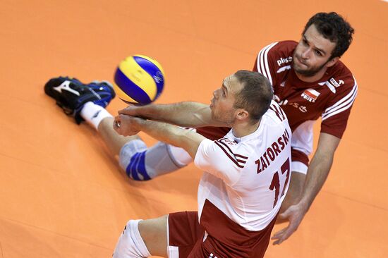 2016 Men's European Volleyball Olympic Qualification Tournament. Serbia vs. Poland