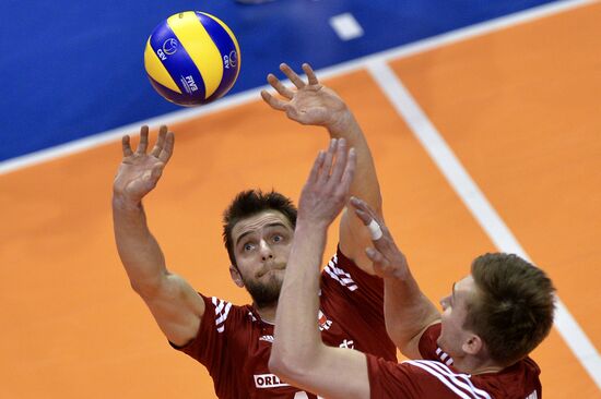 2016 Men's European Volleyball Olympic Qualification Tournament. Serbia vs. Poland