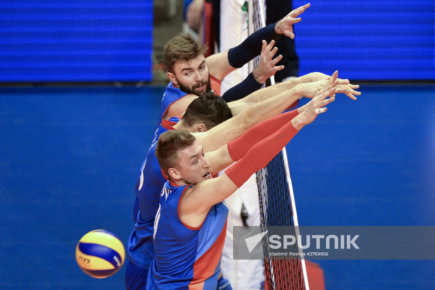 2016 Men's European Volleyball Olympic Qualification Tournament. Serbia vs. Poland