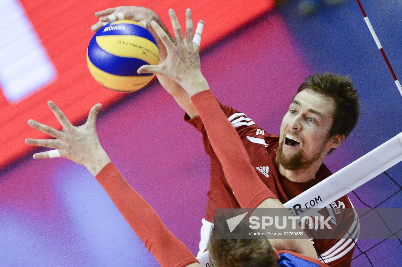 2016 Men's European Volleyball Olympic Qualification Tournament. Serbia vs. Poland