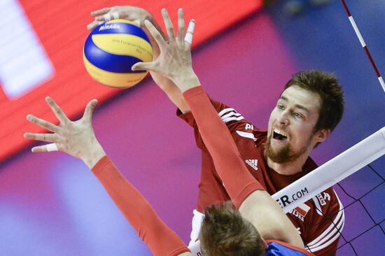 2016 Men's European Volleyball Olympic Qualification Tournament. Serbia vs. Poland
