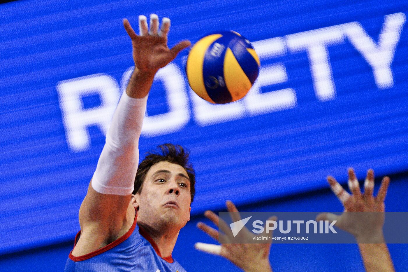 2016 Men's European Volleyball Olympic Qualification Tournament. Serbia vs. Poland