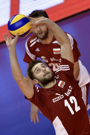 2016 Men's European Volleyball Olympic Qualification Tournament. Serbia vs. Poland