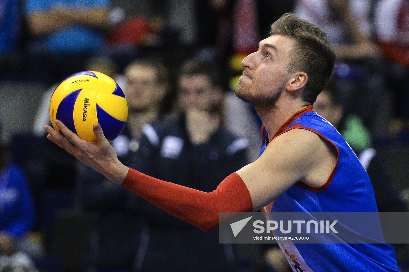 2016 Men's European Volleyball Olympic Qualification Tournament. Serbia vs. Poland