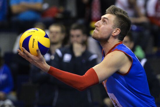 2016 Men's European Volleyball Olympic Qualification Tournament. Serbia vs. Poland