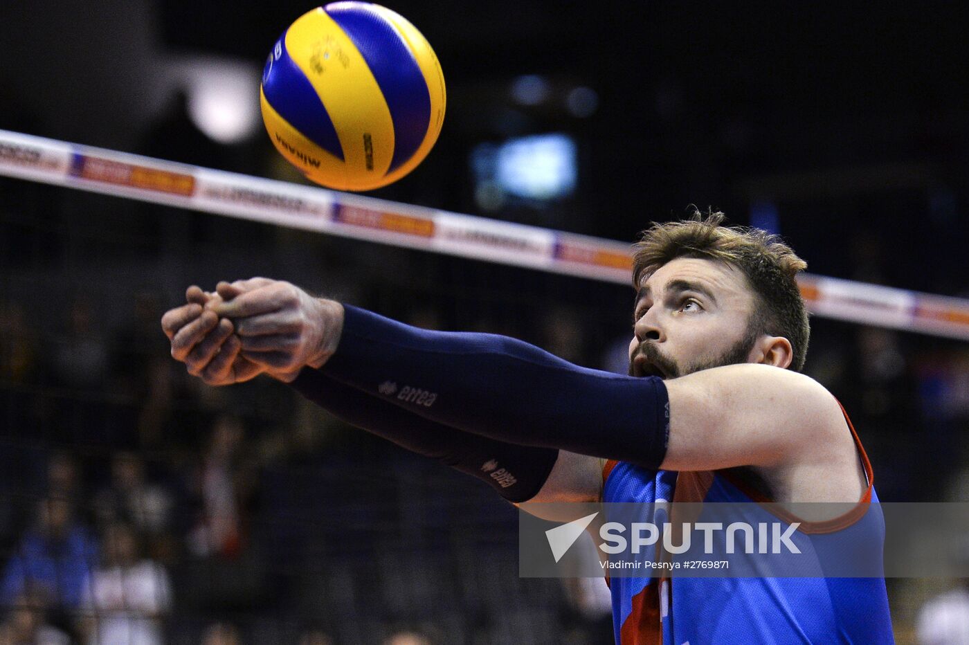 2016 Men's European Volleyball Olympic Qualification Tournament. Serbia vs. Poland
