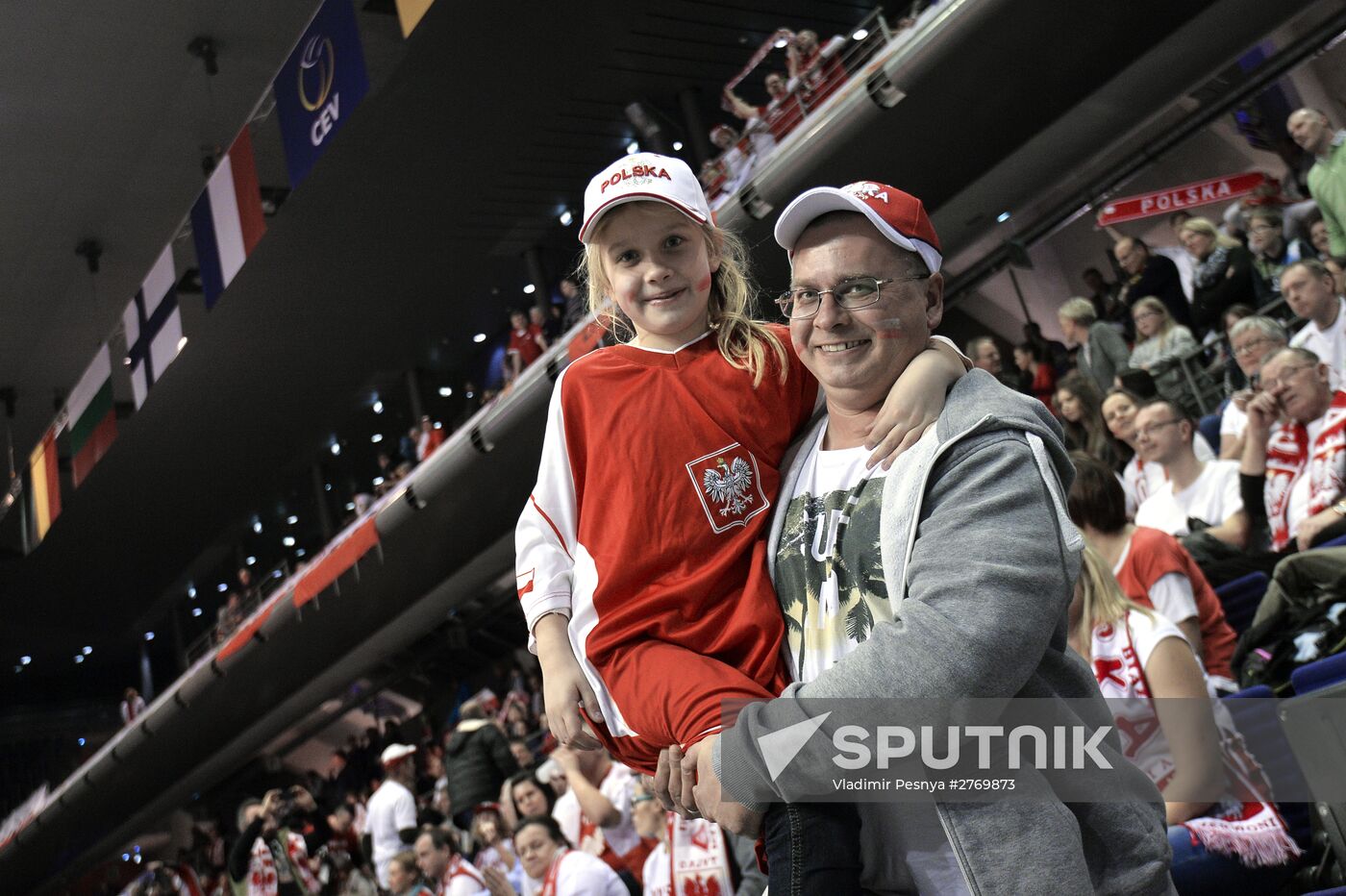 Volleyball. The 2016 Summer Olympics qualifier. Men. Serbia vs. Poland