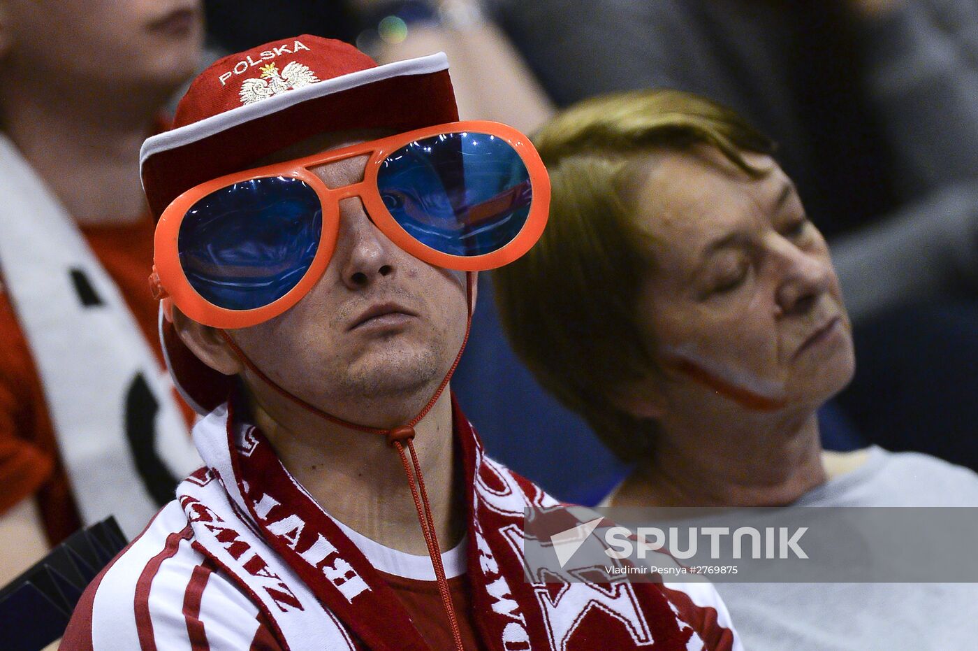 Volleyball. The 2016 Summer Olympics qualifier. Men. Serbia vs. Poland