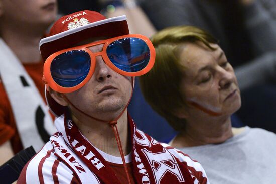 Volleyball. The 2016 Summer Olympics qualifier. Men. Serbia vs. Poland