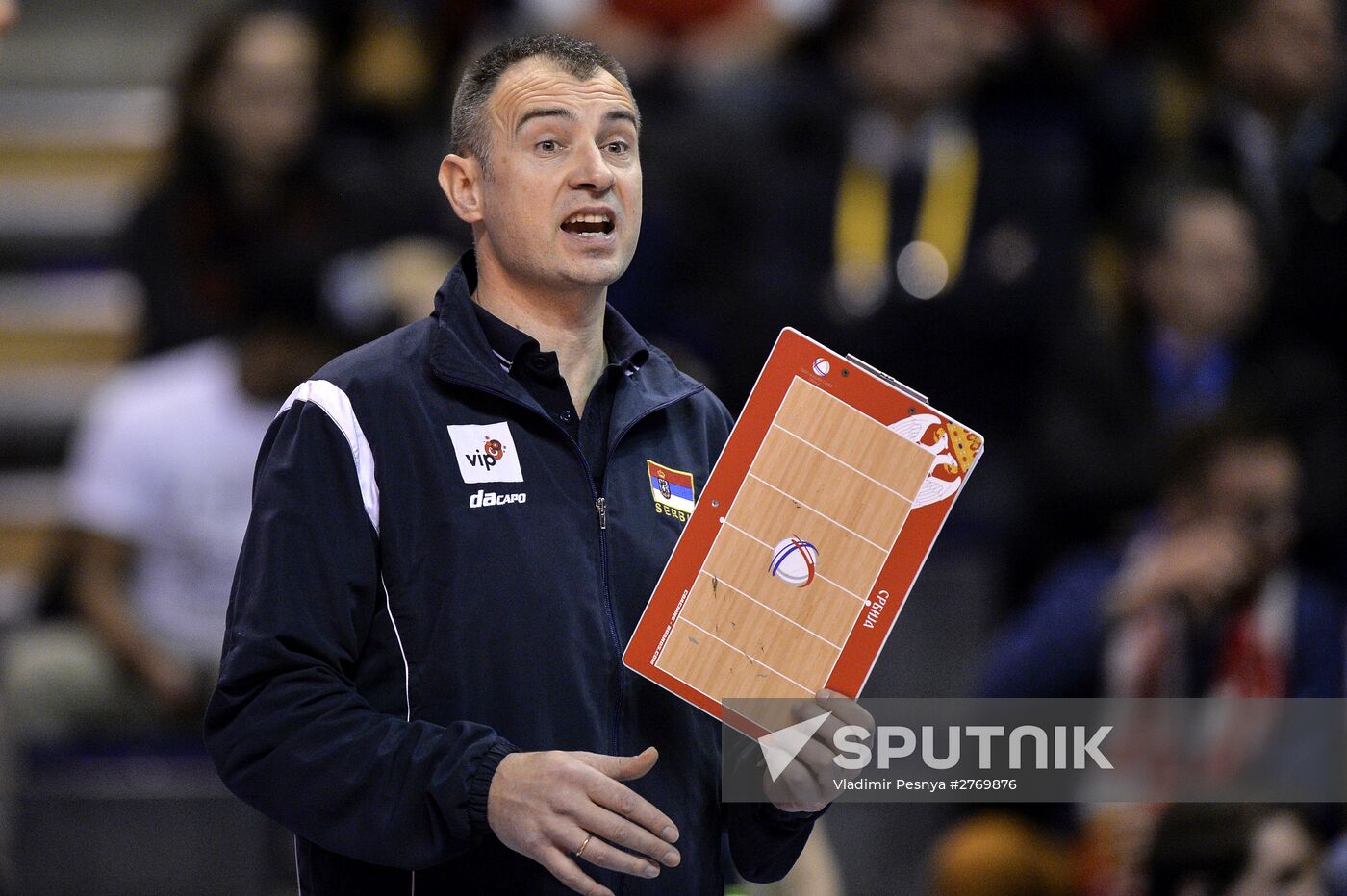 2016 Men's European Volleyball Olympic Qualification Tournament. Serbia vs. Poland