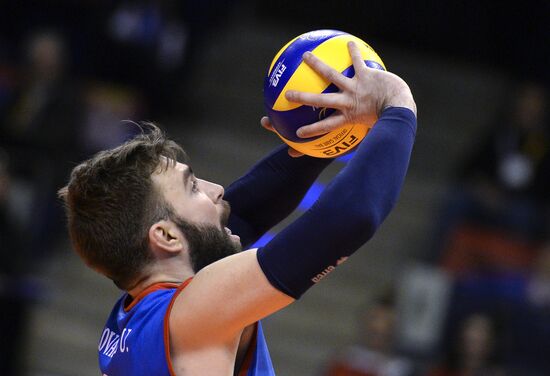 2016 Men's European Volleyball Olympic Qualification Tournament. Serbia vs. Poland