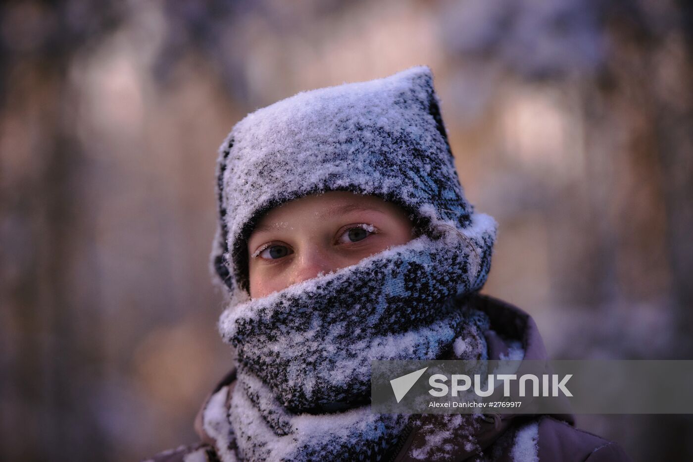 Winter in Russian regions
