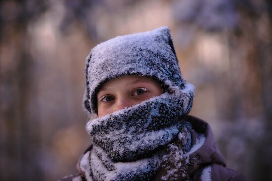 Winter in Russian regions