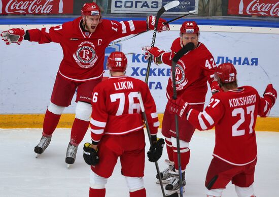 Kontinental Hockey League. Vityaz vs. SKA