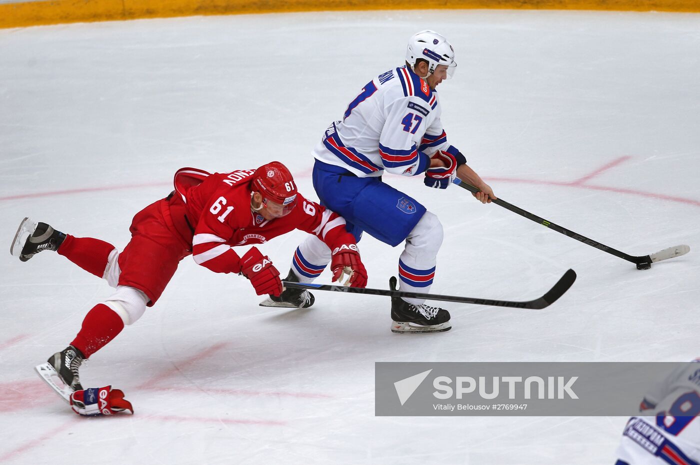 Kontinental Hockey League. Vityaz vs. SKA