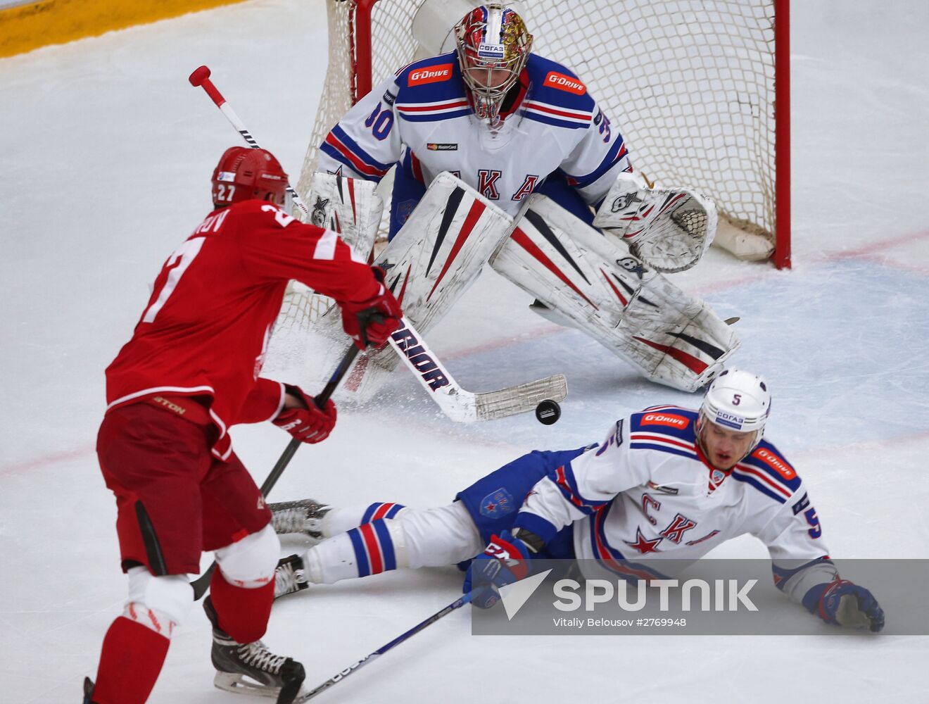 Kontinental Hockey League. Vityaz vs. SKA