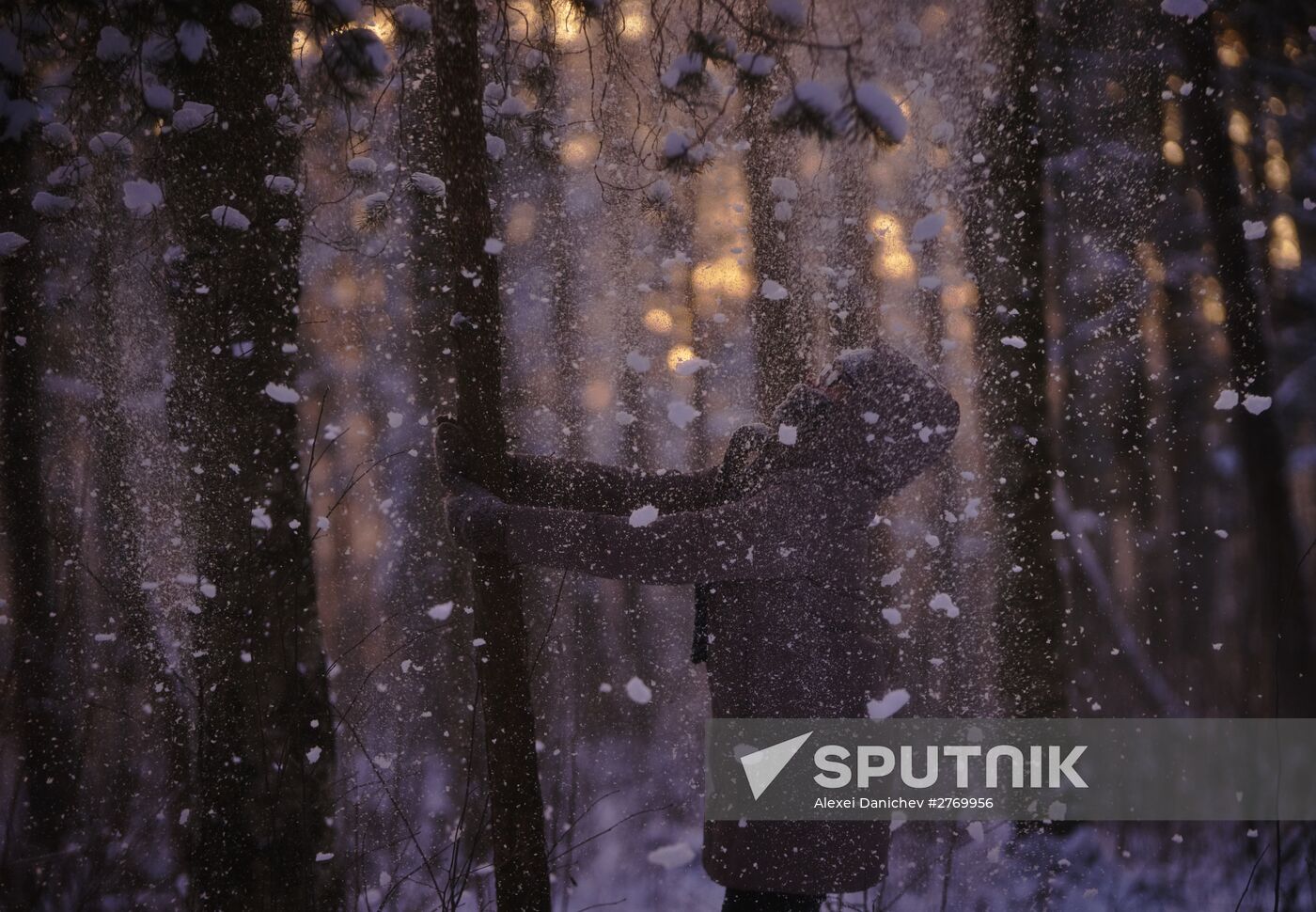 Winter in Russian regions